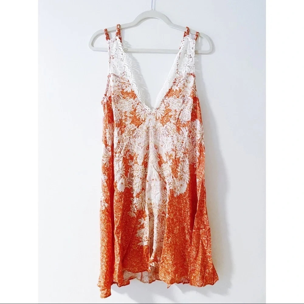 Free People - Lace Slip Dress